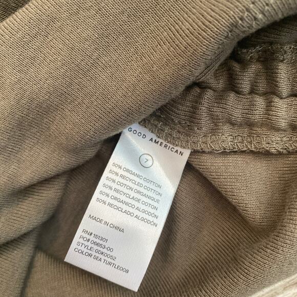 NWT Good American Side Rouched Tank Dress in Sea Turtle 008 Size 4XL - Picture 6 of 7